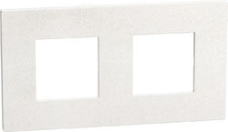 Rahmen 2x2 Elemente Weiß Mica Light Now
