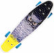 Action One Skateboard Complet Penny Board Blue Owl 56 X 15 Cm Multicolor