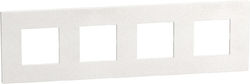 Rahmen 2x4 Elemente Weiß Mica Light Now
