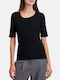 Γυναικείο T-shirt Black