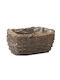 TnS Planter Wicker Multicolour 29x22x13cm.