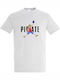 Unisex T-Shirt "Air Pirate One Piece Luffy" Aschgrau