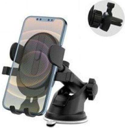 Suport Auto pentru Telefon cu cârlige reglabile Neagră