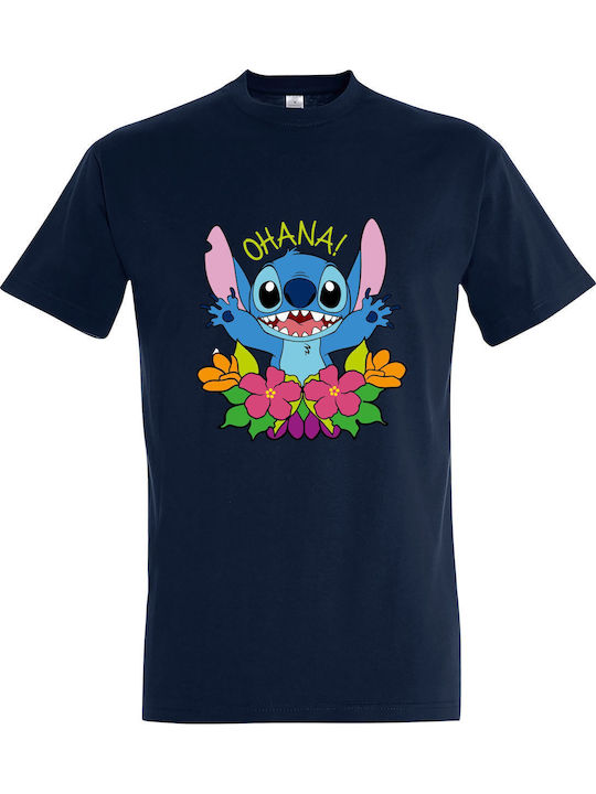 kirikoko Παιδικό T-shirt French Navy Stitch Ohana