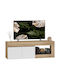 Stand TV Din Lemn Natural L140xA40xÎ48cm