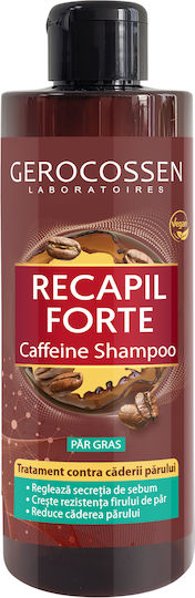 Gerocossen Recapil Forte Caffeine Шампоан против Косопад за Мазнинест Коса 400мл