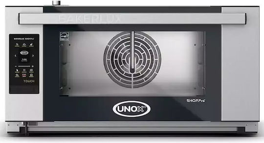 Electric Convection Oven with Humidity 3 Trays Unox Countertop Bakerlux Shop.pro Touch Xefr-03eu-etdv