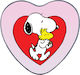 Handmade Metal Alloy Heart Box Snoopy Love No19 Valentine's Day 15x14x4.5cm