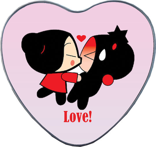 Handmade Metal Alloy Heart Box Pucca Love No17 Valentine's Day 15x14x4.5cm