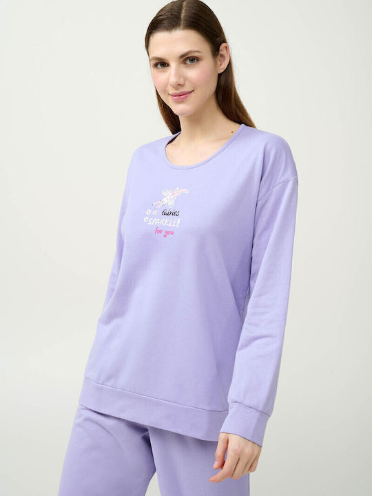 Vamp Set Pijamale pentru Femei Lila