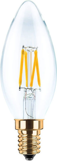 Segula LED-Lampe 3W 100mm für Fassung E14 Warmes Weiß 260lm Dimmbar