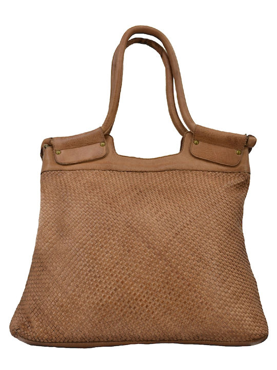 Dermatina 100 Leather Women's Bag Shoulder Cognac