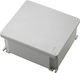 Elmark Elektrisches Gehäuse für Außenmontage Verzweigung Wasserdicht IP66 in Gray Farbe 140X115X60MM