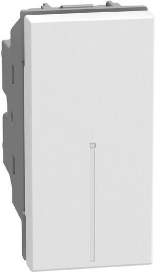 Buton axial 10A 1 element lumină albă acum