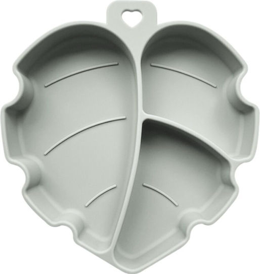 Queen Mother Baby Food Plate made of Silicone Gray
