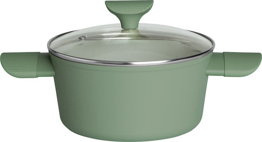 Fest Tiefer Topf aus Aluminium 4.3Es / 24cm