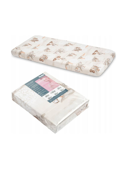 Sensillo Baby Sheet Crib Cotton 60x120cm