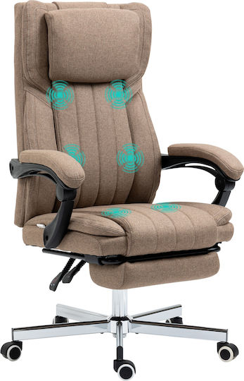 Vinsetto Bürostuhl Mit Massage Braun