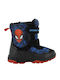 Kids Snow Boots with Velcro Blue