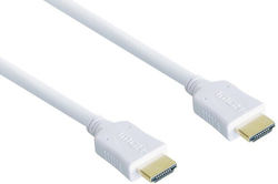 Good Connections HDMI male - HDMI male 1m Λευκό Good Connections HDMI male - HDMI male 1m Λευκό