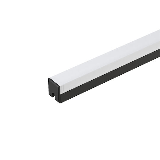 Elmark El28cr External Aluminum Profile for LED Strip with Opal Cover 250cm