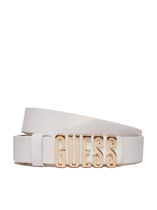 Guess Leder Damen Gürtel Beige