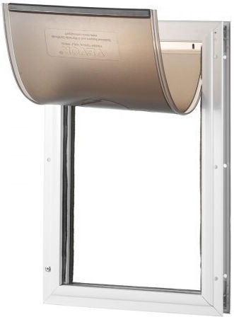 Vevor Μεταλλικό Πορτάκι Σκύλου 20.64x20.64x20.64εκ. Λευκό