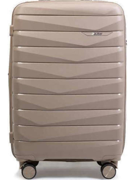 Paulter Mittlerer Hartgepäckkoffer Beige mit 4 ...