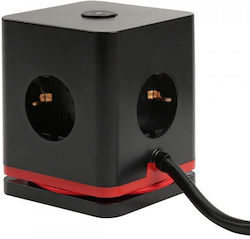USB разклонител Olympia Socket Cube Ioio SW 1000 Черен USB разклонител Olympia Socket Cube Ioio SW 1000 Черен