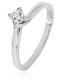 Tasoulis Jewellery Collection Μονόπετρο από Λευκόχρυσο 14K
