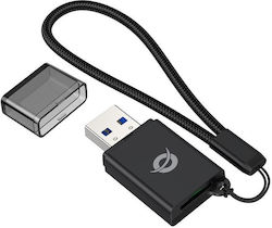 Card Reader Conceptronic Usb-a > Micro Sd Tf 3.0 Black Card Reader Conceptronic Usb-a > Micro Sd Tf 3.0 Black