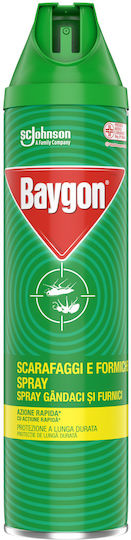 Baygon Spray Insecticid pentru Gândaci / Furnicile / Păianjeni 400ml