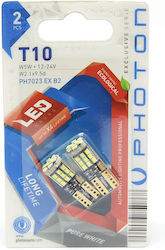 Photon Lămpi W5W / T10 LED Alb rece 2buc Photon Lămpi W5W / T10 LED Alb rece 2buc