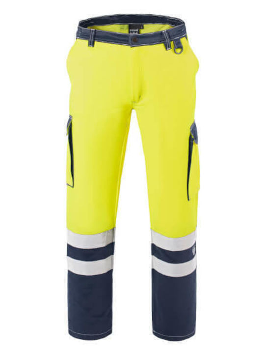 Axon Hi-vis Gelbe Warnschutz-Arbeitshose