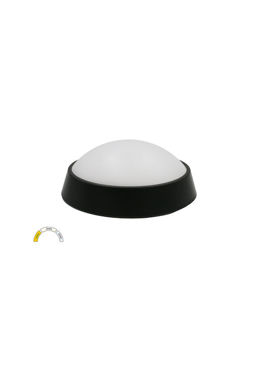 Adeleq Deckenleuchte für den Außenbereich mit integriertem LED in Schwarz Farbe 21-1801518