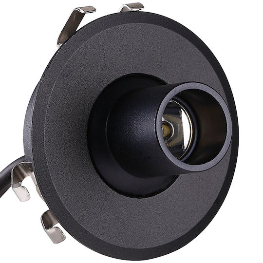 Lumină pentru dulap LED Elmark El-cf03 12V/1W 4000K D39mm Bl