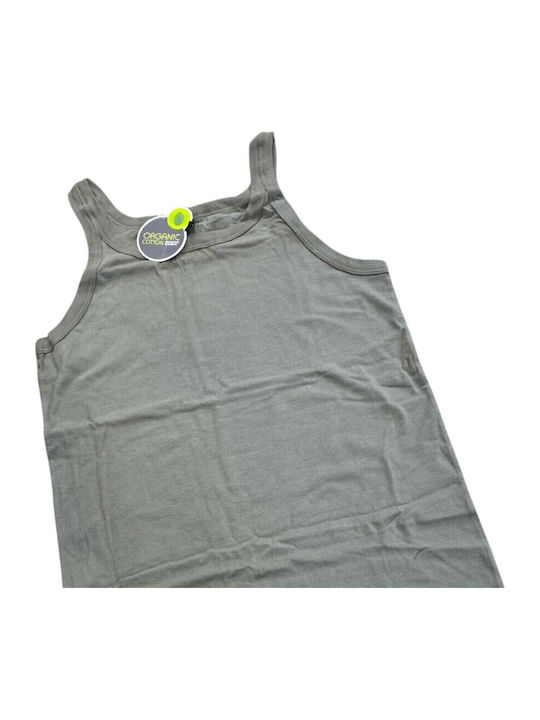 Minerva Men's Undershirt Sleeveless Khaki