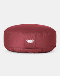Lotuscrafts Meditation Cushion Lotus Bordeaux Dimensions 31 × 10 cm