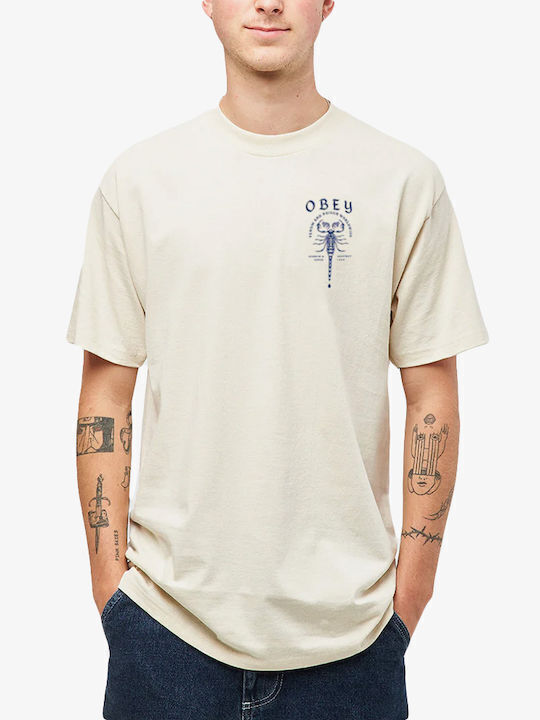 Obey T-shirt Cream