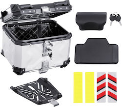 Vevor Motorcycle Aluminum Top Case 45lt Black