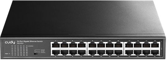 Cudy GS1024 v1 Unmanaged L2 Switch με 24 Θύρες Gigabit (1Gbps) Ethernet