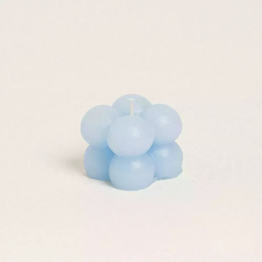 Blaue Blasenkerze Klein 3,6 x 3,6 cm 810001 Ntampoudis Ntm-810001-blau