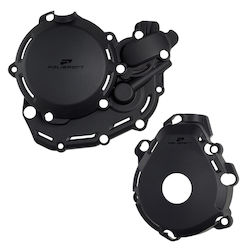 Черни защитни капаци за двигател Husqvarna Fe450 24-25 Gas Gas Ec450f 24-25 Ktm Exc-f 450 24-25 91377 Polisport