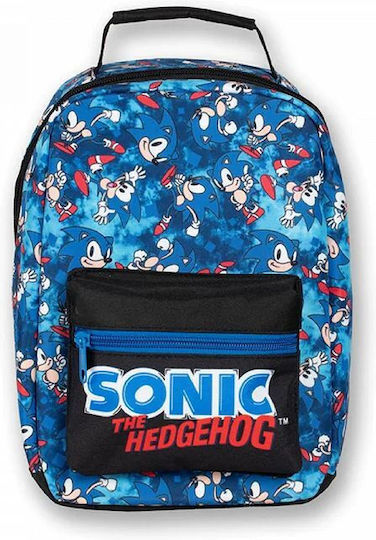 Bioworld Sonic Schulische Isothermische Hand-Lunch-Tasche Blau 21 x 17 x 32cm