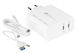 Good Connections Charger GaN with 2 USB-C Ports and Cable USB-C - USB-C 140W Power Delivery / Quick Charge 5.0 Whites