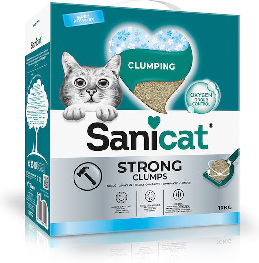 Sanicat Nisip pentru Pisici cu Aromă Pudră pentru copii 10kg