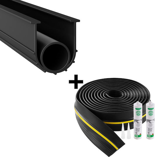 Vevor Σετ Κατώφλι Τσιμούχα Γκαραζόπορτας 20 Ft Universal Αδιάβροχο Pvc