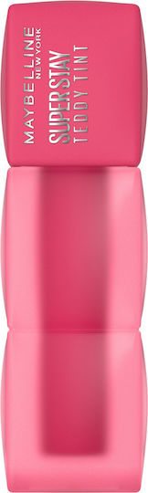 Maybelline Super Stay Teddy Tint Lang anhaltend Flüssig Lippenstift Matt 45 Pinky Promise 5ml