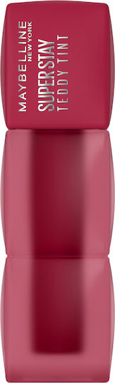 Maybelline Super Stay Teddy Tint Lang anhaltend Flüssig Lippenstift Matt 50 Wild At Heart 5ml