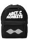 Pegasus Arctic Monkeys Σχολική Τσάντα Πλάτης Μαύρη